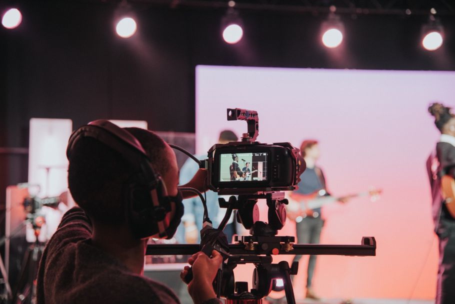 Online Church being filmed live